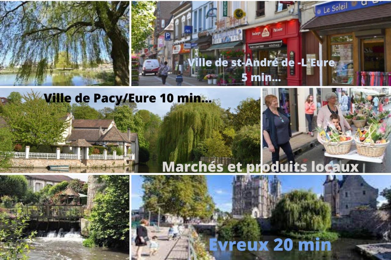 La Boissiere  Gite La Fontaine -Cozy-1H De Paris -Jacuzzi Privatif מראה חיצוני תמונה
