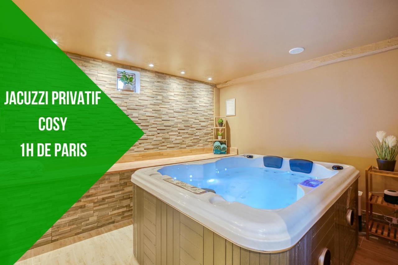 La Boissiere  Gite La Fontaine -Cozy-1H De Paris -Jacuzzi Privatif מראה חיצוני תמונה